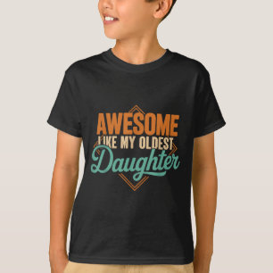 Camiseta Impresionante como la hermana mayor divertida vint