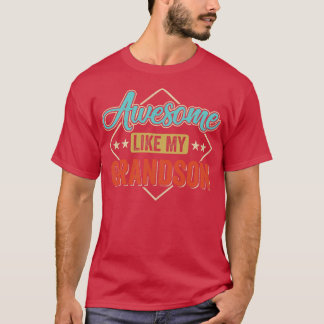Camiseta Impresionante Como Mi Abuelo Para El Abuelo Sobre
