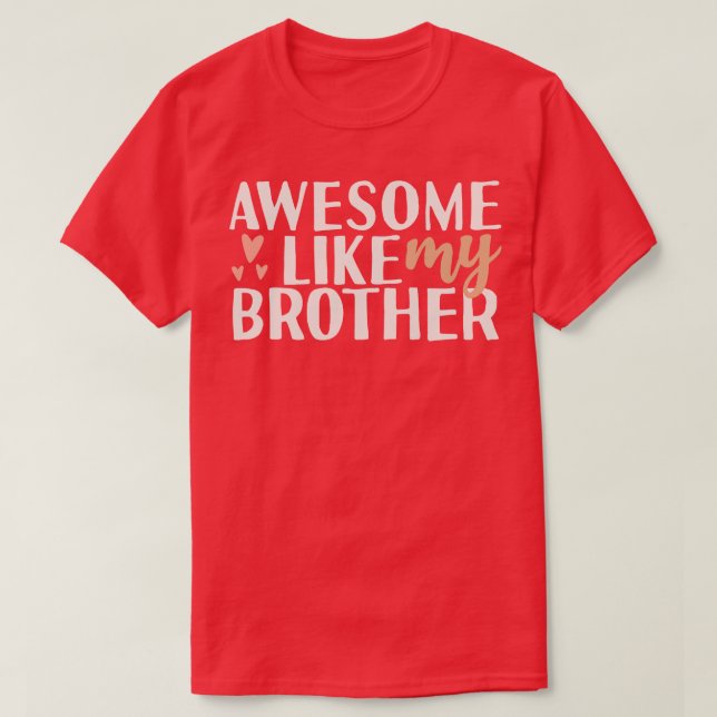 Camiseta Impresionante como mi hermanastro (Diseño del anverso)