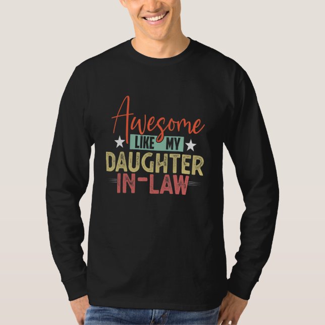 Camiseta Impresionante Como Mi Hija En Derecho Los Padres D (Anverso)