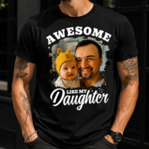 Camiseta Impresionante Como Mi Hija Foto Personalizada De P