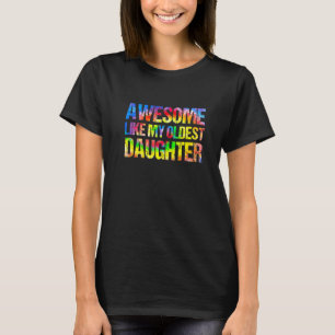 Camiseta Impresionante como mi hija mayor, papá del día del