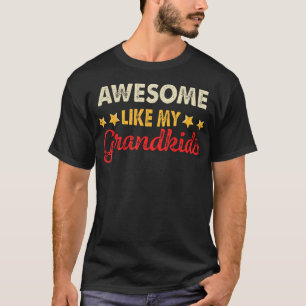 Camiseta Impresionante Como Mis Nietos Padres Antiguos De L
