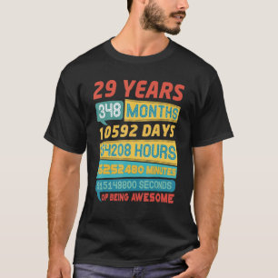 Camiseta Impresionante cosecha de 29 años de antigüedad 29