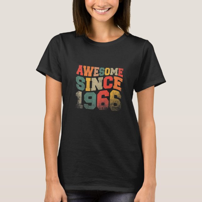 Camiseta Impresionante cosecha desde 1966 56º cumpleaños re (Anverso)