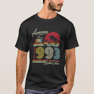 Camiseta Impresionante cosecha vintage desde junio de 1993
