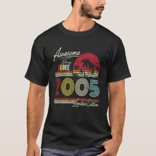 Camiseta Impresionante cosecha vintage desde junio de 2005