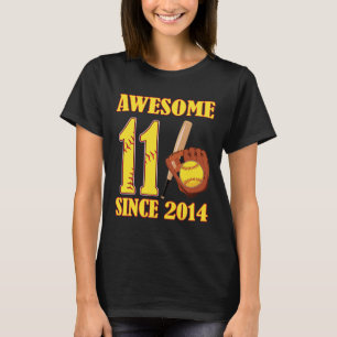 Camiseta Impresionante de 11 años desde el cumpleaños númer
