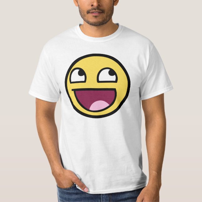Camiseta impresionante de la cara (Anverso)