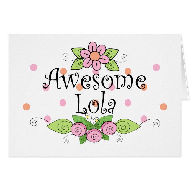 Camiseta impresionante de Lola (Anverso (Horizontal))