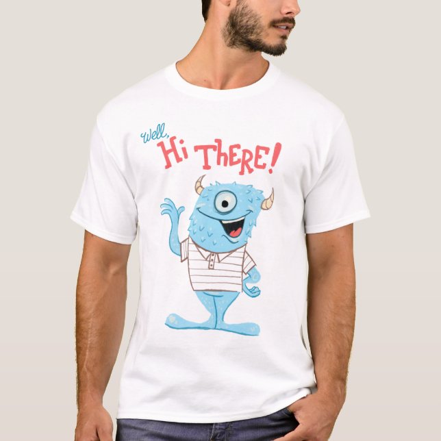 Camiseta impresionante del monstruo (Anverso)