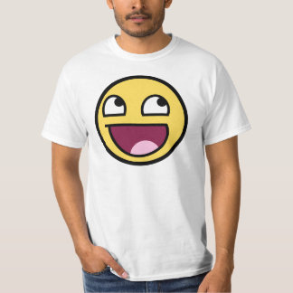 Camiseta impresionante del valor nominal