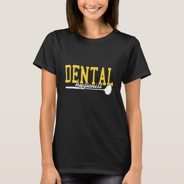 Camiseta Impresionante Dental Higienista Guay Dentista Pres (Anverso)