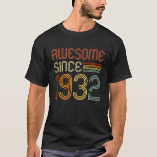 Camiseta Impresionante desde 1932 para los hombres 91º cump
