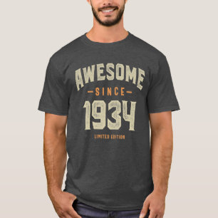 Camiseta Impresionante desde 1934 - 88º cumpleaños Retro Cl