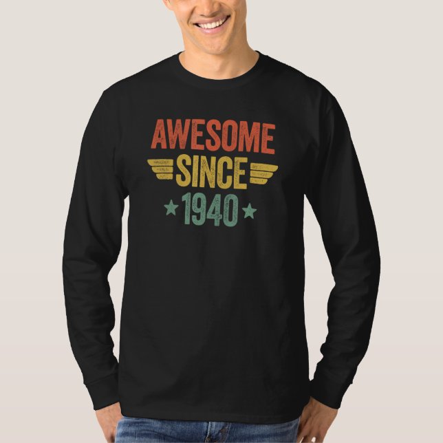 Camiseta Impresionante desde 1940 (Anverso)