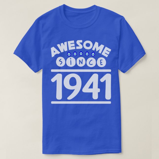 Camiseta Impresionante desde 1941 (Diseño del anverso)