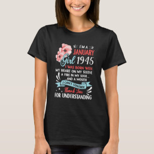 Camiseta Impresionante desde 1945, 78º cumpleaños, soy un g