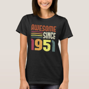 Camiseta Impresionante desde 1951 72ª cosecha retro