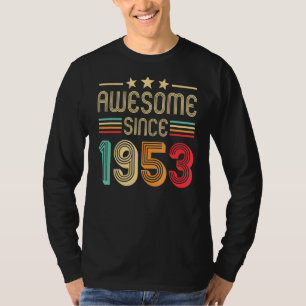 Camiseta Impresionante desde 1953 69º cumpleaños 69 años de