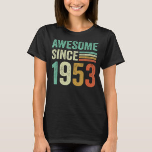 Camiseta Impresionante desde 1953 69 años de edad 69 años d