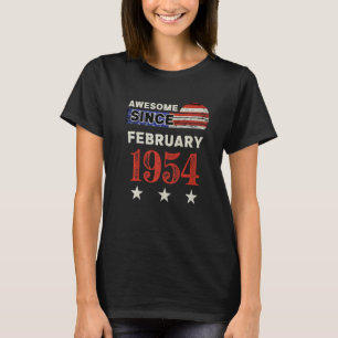 Camiseta Impresionante desde 1954 La Bandera De Los Ee.Uu.