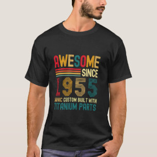 Camiseta Impresionante desde 1955 Hombres de 69º cumpleaños