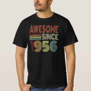 Camiseta Impresionante Desde 1956 Nacido Retro En 1956