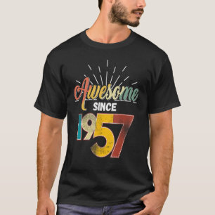 Camiseta Impresionante desde 1957 66º cumpleaños cosecha ar