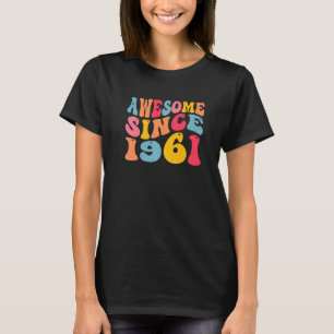 Camiseta Impresionante desde 1961 61 años de antigüedad Ret