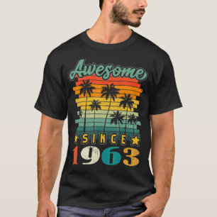 Camiseta Impresionante desde 1963 60ª cosecha de cumpleaños