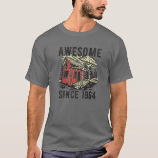 Camiseta Impresionante desde 1964 Campamento De Montaña Vin