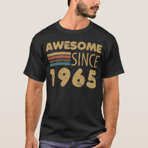 Camiseta Impresionante desde 1965 60 cumpleaños