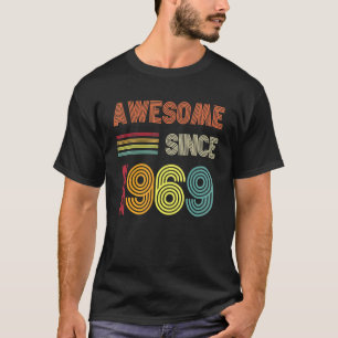 Camiseta Impresionante desde 1969 53er cumpleaños retro