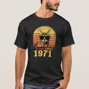 Camiseta Impresionante desde 1971 52º cumpleaños de 52 años