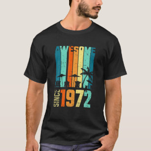 Camiseta Impresionante Desde 1972 Viaje En Verano A La Play