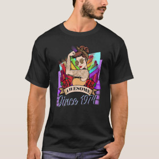 Camiseta Impresionante desde 1974 48 años de edad Leopardo