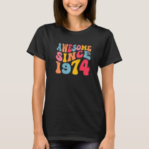 Camiseta Impresionante desde 1974 48 años Retro Vintage 48