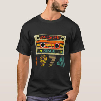Camiseta Impresionante desde 1974 50 años de edad 50 años d