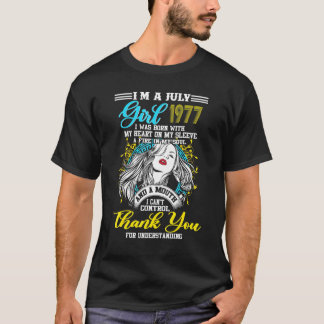 Camiseta Impresionante desde 1977 44º cumpleaños Soy Chica