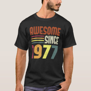 Camiseta Impresionante desde 1977 46ª cosecha retro 1