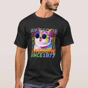 Camiseta Impresionante Desde 1977, Un Gato Que Pertenece A 