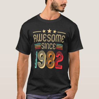 Camiseta Impresionante desde 1982 40º cumpleaños 40 años de