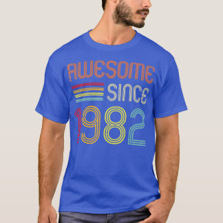 Camiseta Impresionante desde 1982 40 cumpleaños retro