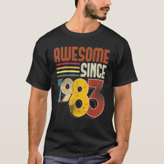 Camiseta Impresionante desde 1983 40ª cosecha retro