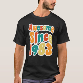 Camiseta Impresionante desde 1983 40 años de edad 40 años d