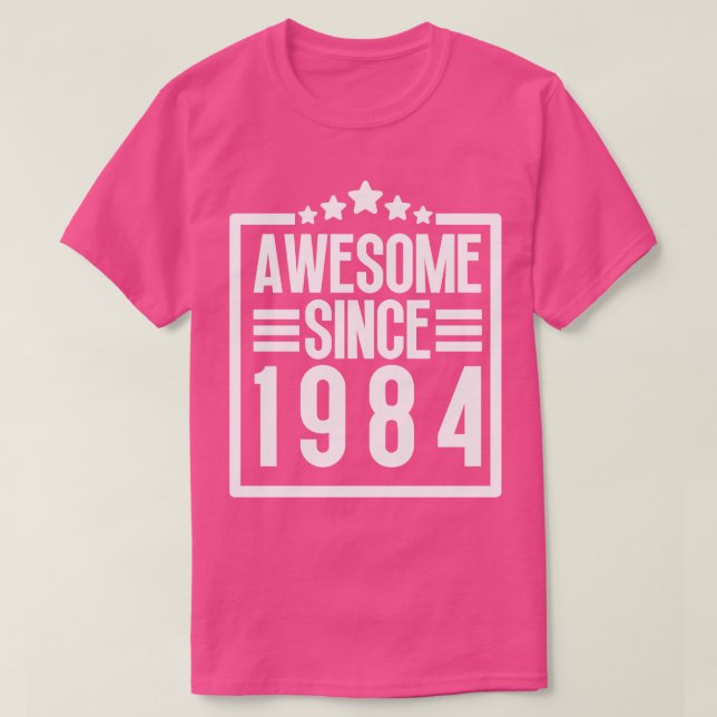 Camiseta Impresionante desde 1984 17 (Diseño del anverso)