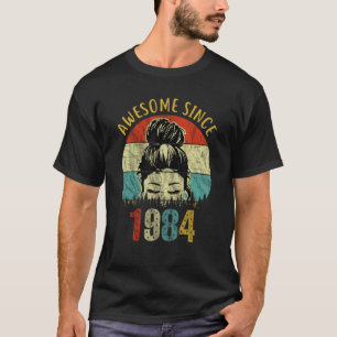 Camiseta Impresionante desde 1984 39º cumpleaños de mujeres