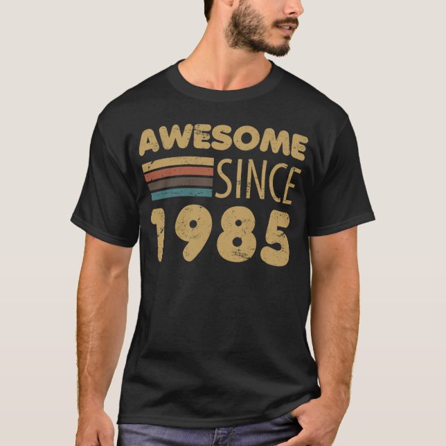Camiseta Impresionante desde 1985 40 cumpleaños (Anverso)