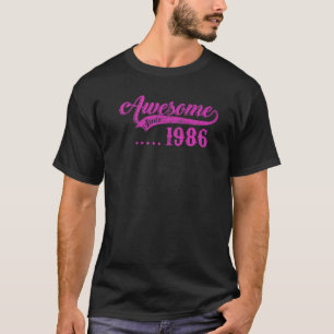 Camiseta Impresionante Desde 1986 Nacido En 1986 36º Cumple